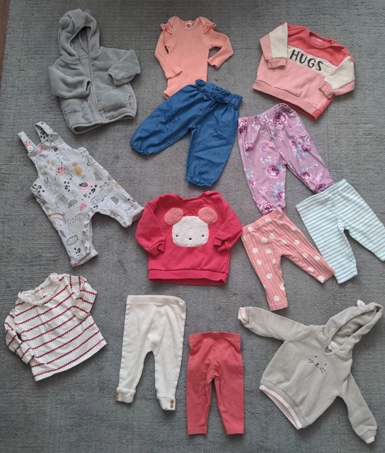 Massive bundle baby girls 3-6 months clothes winter/spring leggings jumper +