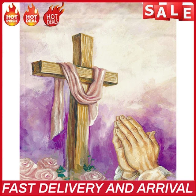 Abstract Cross Oil Paint By Numbers DIY Handpainted on Canvas Wall Art Pictures