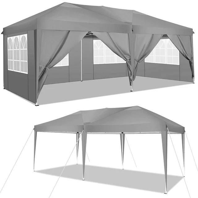 3x3m/3x6m Pavillon Wasserdicht Faltzelt Gartenzelt Partyzelt Festzelt Pergolen