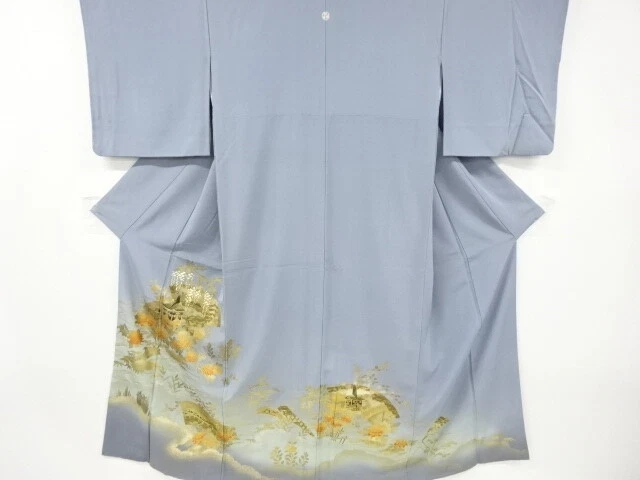 6636691: Japanese Kimono / Vintage Iro-Tomesode / Kinsai / Yamahoko Floats & Fol