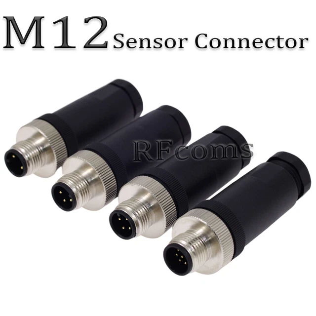 Connecteur Capteur M12 JakeSpecial – 4, 5 Et 8 Broches – Neuf – Entrepôt Hong Kong