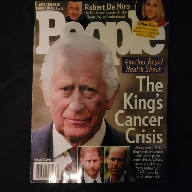 PEOPLE MAGAZINE FEBRUARY 19th King Charles 10.99 PicClick