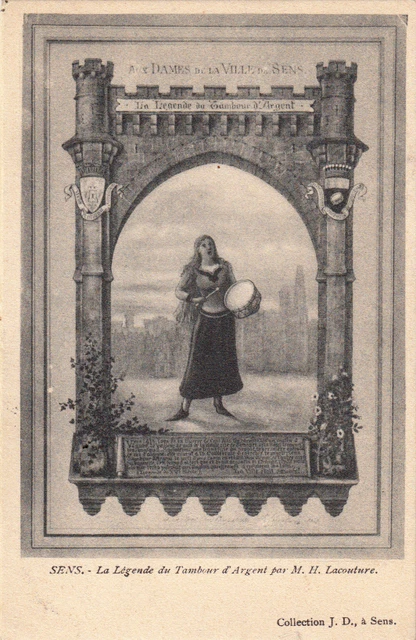 SENS la légende du tambour d'argent timbrée