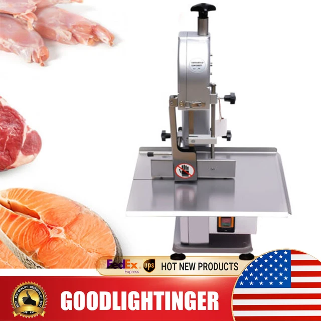 Electric Meat Bone Saw Commercial Frozen Meat &Bone Cutting Cutter Machine 1500W