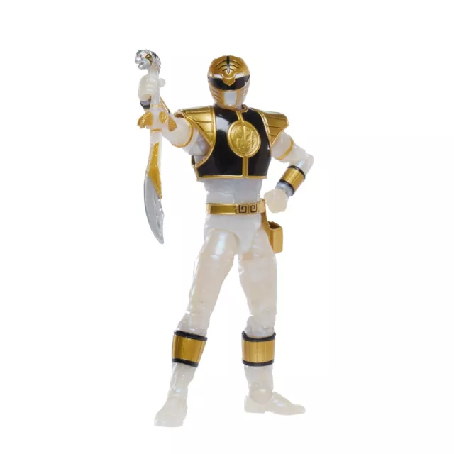 Power Rangers Lightning Collection Mighty Morphin Metallic White Ranger