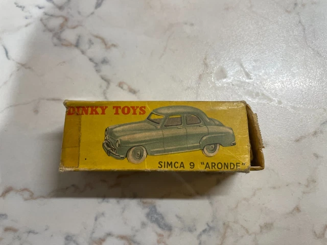 Boîte Reproduction Dinky Toys N°24 – Simca 9 Aronde 2nde Version, Collector Pour Passionnés