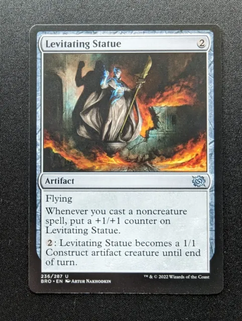 Magic the Gathering LEVITATING STATUE The Brothers' War #236
