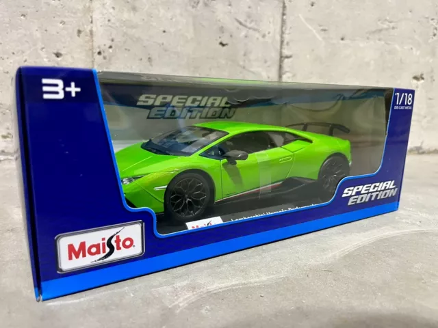 New DIECAST Toys CAR MAISTO 1:18 Special Edition Huracan PERFORMANTE  (Green) 31391GRN