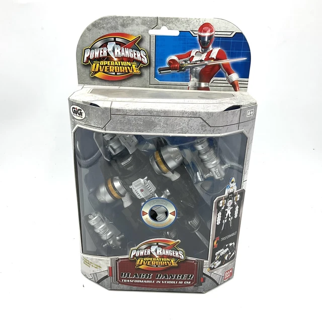 Action Figure Power Rangers Operation Overdrive | Black Turbo Drill Ranger Giocattol - 2