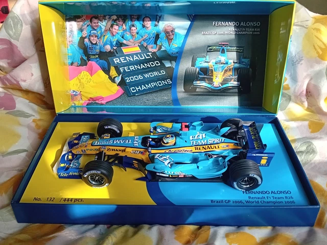 MINICHAMPS 117061801 1/18 Renault R26 Fernando Alonso Brésil