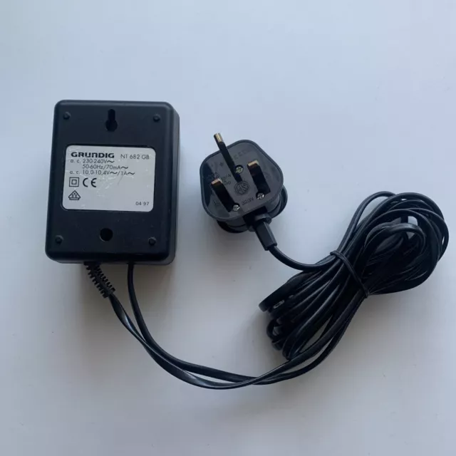 Grundig AC Adapter NT 682 GB for 3000 series Dictation Equipment Power Supply UK