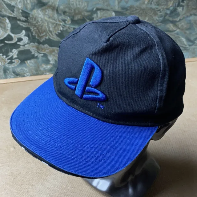 Play Station Official Licensed Kids 7-10 Yrs Black Blue Snap Back Baseball Cap