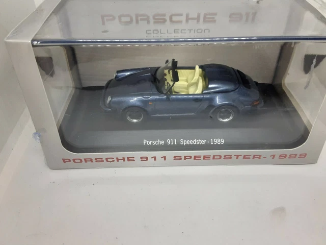 Miniature Porsche Speedster 1/43 - Collection Shell - Par Majorette - Modèle A-56