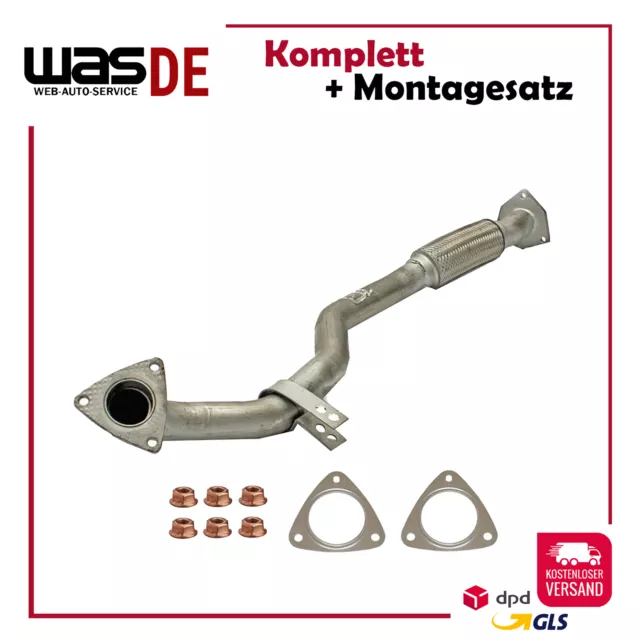 Abgasrohr Hosenrohr für Opel Signum Vectra C 1.9 CDTI  Saab 9-3 1.9 TiD + Anbauk