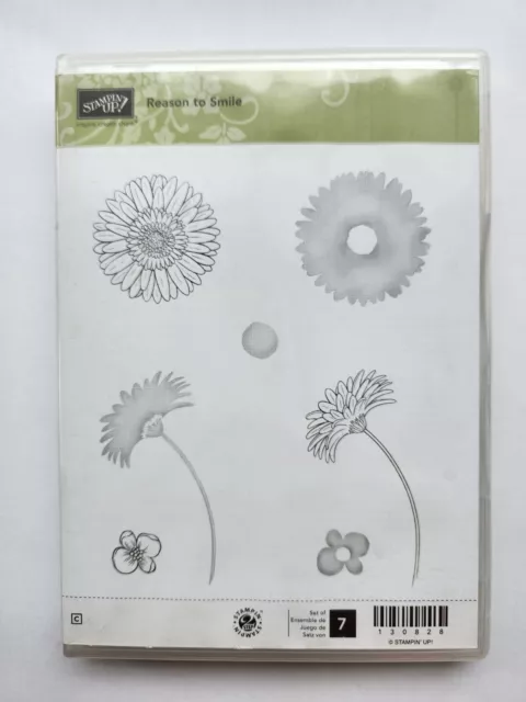 Stampin Up REASON TO SMILE Flowers Petal Stem Build a Flower Stamp Set