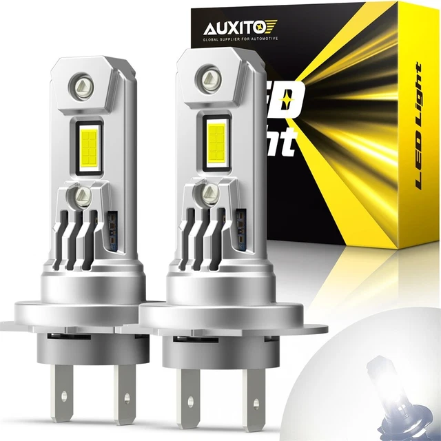 2x H7 LED Headlight Bulb Kit Car High/Low Beam 6500K Super White 40000LM Lights