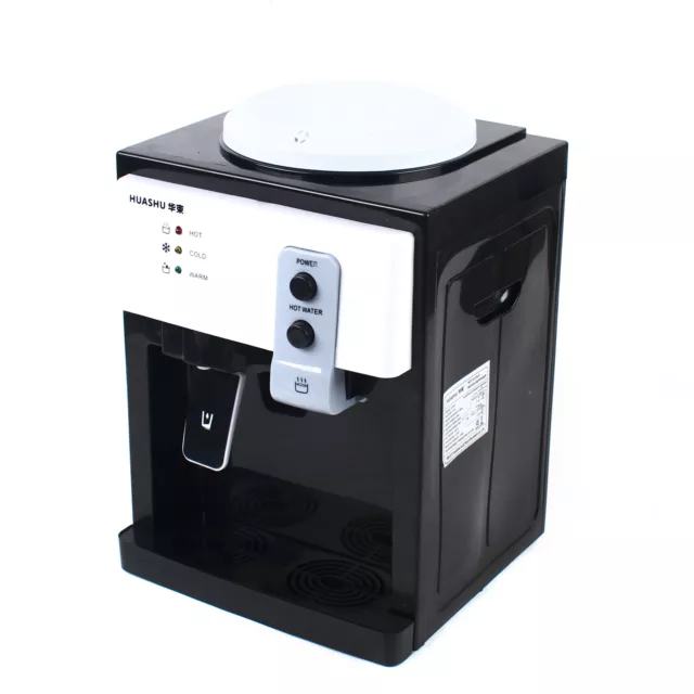 Hot/Ice/Cold Top Loading Countertop Water Cooler Dispenser Drinking Machine 5Gal