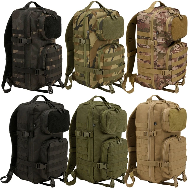 Brandit Us Cooper Daypack, Mochila Unisex Adulto, Camuflaje Negro, 12 L