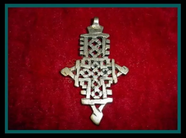 Beautiful & Ornate Handcrafted Coptic Cross Pendant