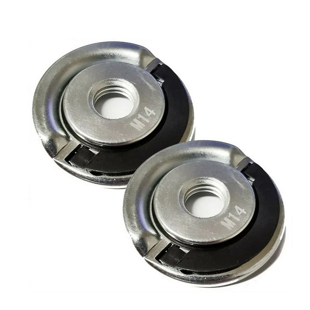2 pz smerigliatrice angolare resistente disco cambio rapido M14 set dadi flangia di bloccaggio