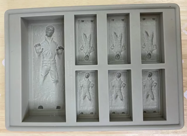 Star Wars: Han Solo in Carbonite Silicone Ice Tray Chocolate Mold Single Tray