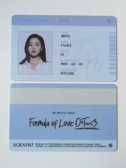 Jihyo Id Card