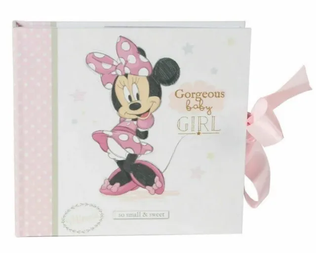 Disney Magical Beginnings Photo Album Minnie Mouse│50 Photos│Gift For Baby Girl