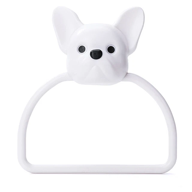 Anillo de toallas Panda cachorro sin golpes toallas de dibujos animados suministros de almacenamiento