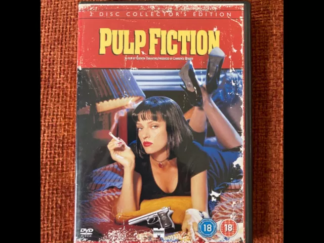 Pulp Fiction DVD (2002) Quentin Tarantino cert 18 2 disc Collectors Edition. 