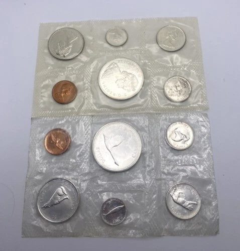 Lot of 2 Canada Mint Set 1965 and 1967 Sealed