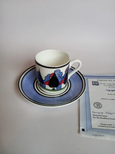 Clarice Cliff And Wedgwood Cup And Saucer May Avenue (Barry)NP