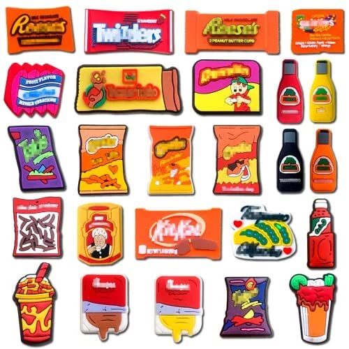40PCS Mexico Food Shoe Decoration Charms for Clog Sandals, Mexican Themed 25