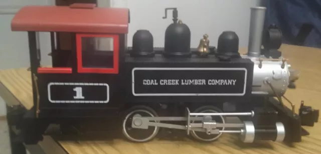 Bachmann G Gauge No.1 Coal Creek Lumber Company Lumber Jack Set Engine Not Worki