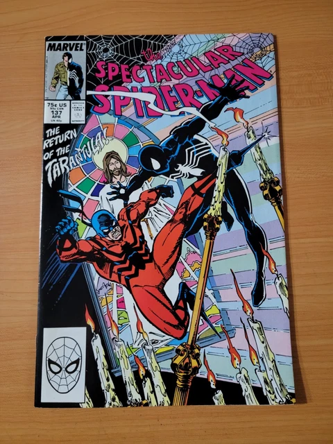 Spectacular Spider-Man #137 Direct Market Edition ~ NEAR MINT NM ~ 1988 Marvel