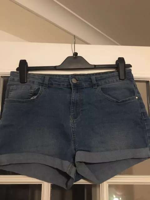 LADIES PEACOCKS DENIM Shorts Size 14 2.99 PicClick UK
