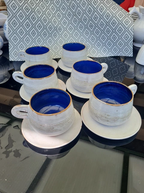6 Tasses Les Argonautes VALLAURIS