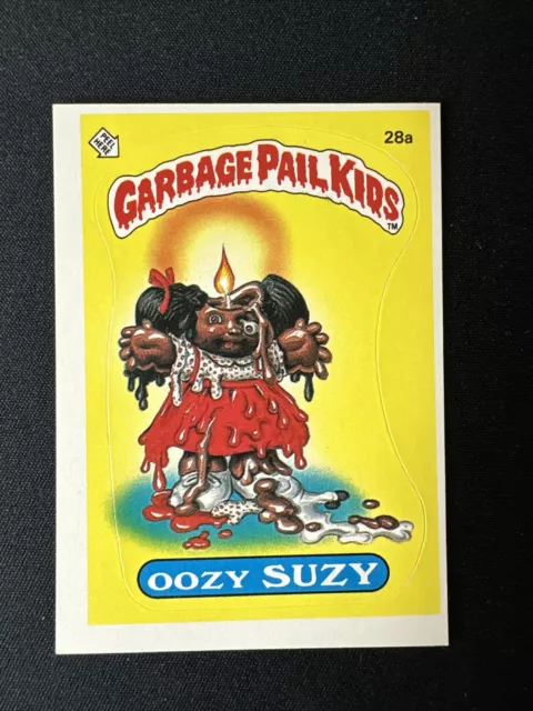 1985 Topps Garbage Pail Kids GPK Original Series 1 OS1 #28a Oozy Suzy MATTE