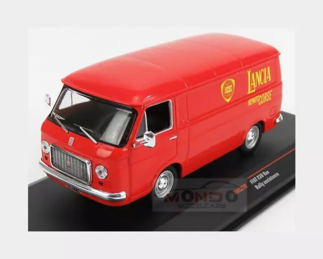 1:43 Ixo Fiat 238 furgoneta 1S asistencia de rally Lancia departamento Corse 1971 modelo RAC320