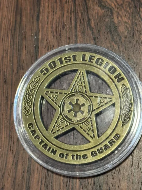 star wars 501st legion challenge coin RARE Version 1 Captain Of The Guard