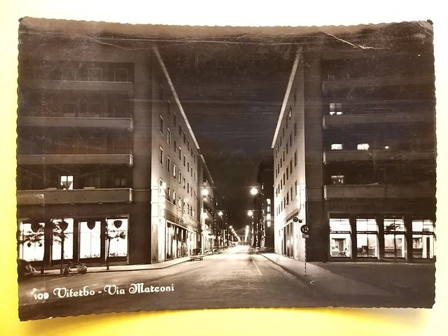 Viterbo - Via Marconi - Notturno.