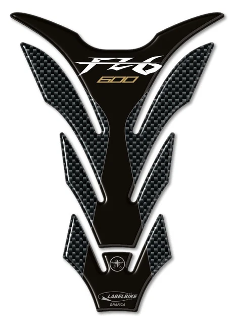 Protection Réservoir Moto 3D 4R - Rouge, 19x13cm, Polyuréthane Transparent Anti-Rayures