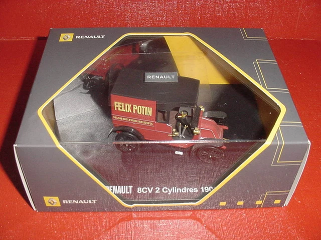 RENAULT 8 CV 2 cylindres 1906 PUB FELIX POTIN 1/43 IXO