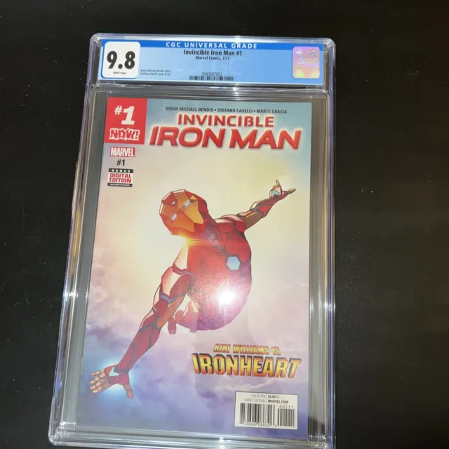 Invincible Iron Man #1 2017 CGC 9.8 Bendis Riri Williams Ironheart