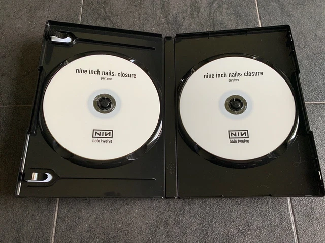 NINE INCH NAILS Closure 2 Disc DVD Halo 12 Downward Spiral Trent