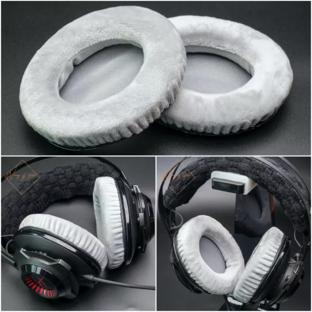 Smooth Velour Ear Pad Foam Cushion For Kingston HyperX Cloud Revolver S Headset