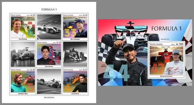 SIERRA LEONE 2023 MNH ** Formel 1 Formula 1 #244