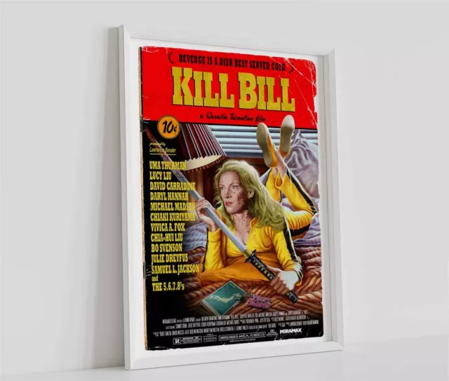 Kill Bill Movie Poster Classic Print Large Art Size A4 A3 A2 A1