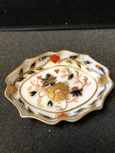 Antique Royal Crown Derby Miniature Serving Tray Imari Style 8687 England