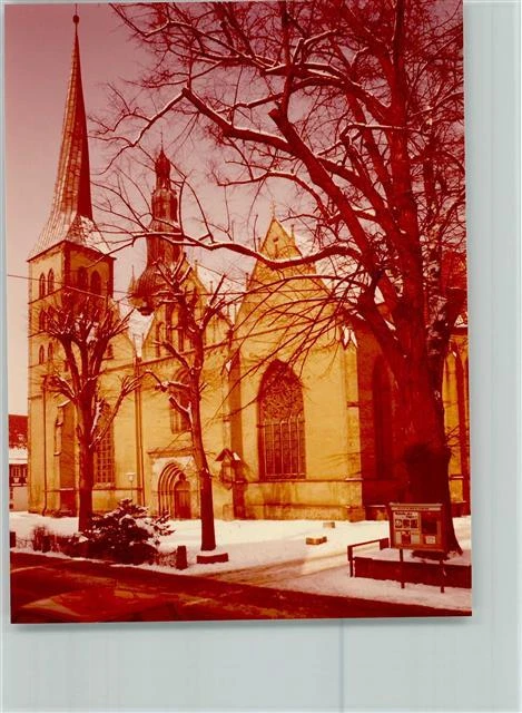40093225 - 4920 Lemgo Kirche Winteraufnahme Dome / Kirchen