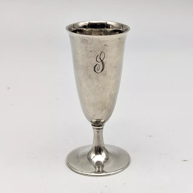 Vtg Frank Smith Sterling Silver Cordial Cup Shot Glass No 3564 Aperitif  2 7/8"